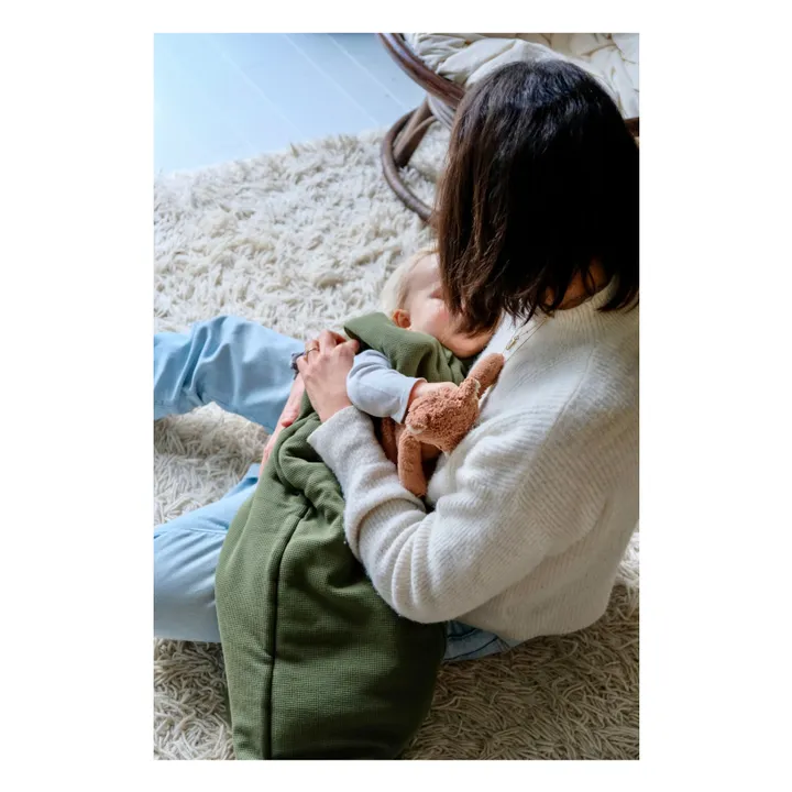 Gigoteuse en coton bio | Vert kaki- Image produit n°2