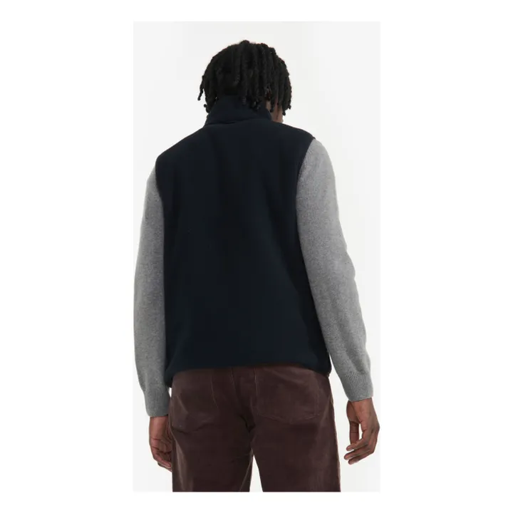 Maniche reversibili in pile Sherpa Fibre riciclate | Nero- Immagine del prodotto n°2