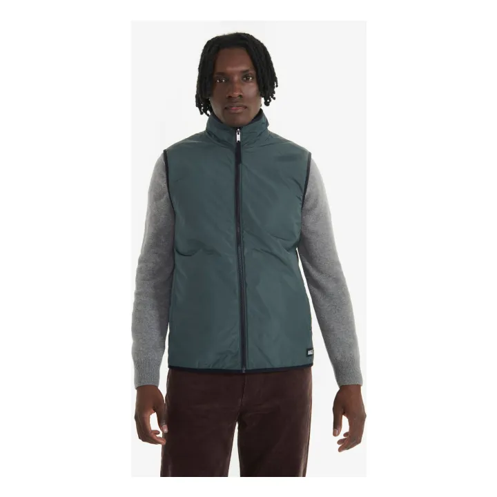Maniche reversibili in pile Sherpa Fibre riciclate | Nero- Immagine del prodotto n°5