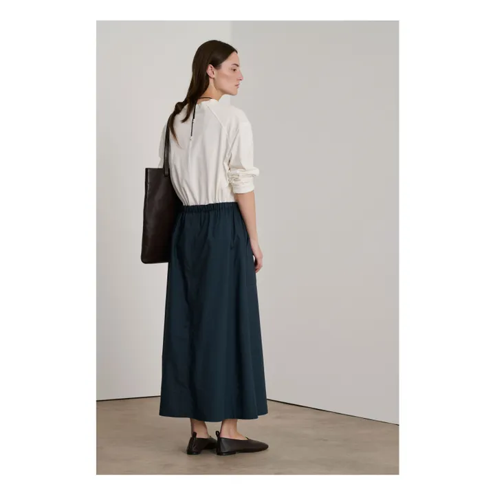 Jupe Agadir Coton Bio | Bleu nuit- Image produit n°5