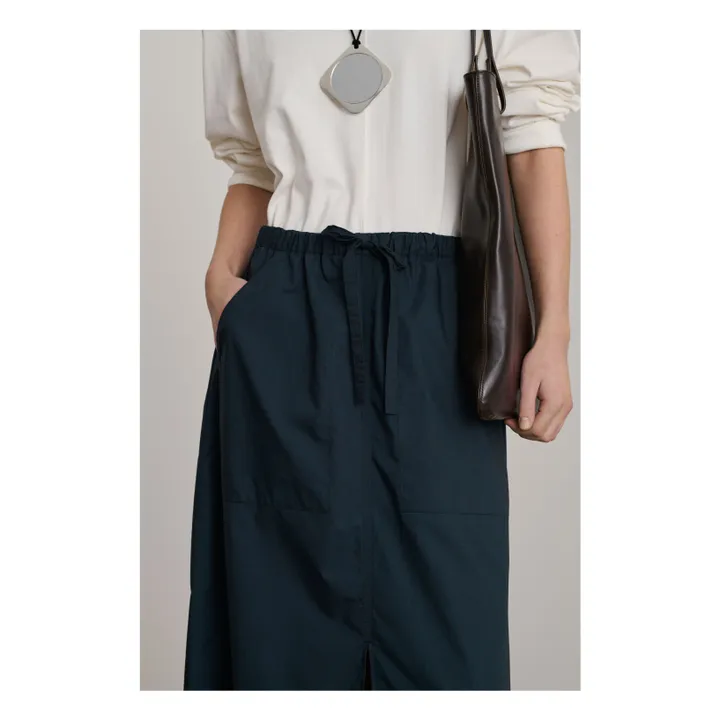 Jupe Agadir Coton Bio | Bleu nuit- Image produit n°7