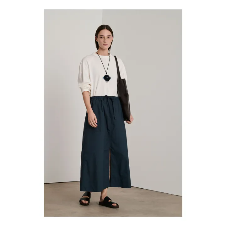 Jupe Agadir Coton Bio | Bleu nuit- Image produit n°4