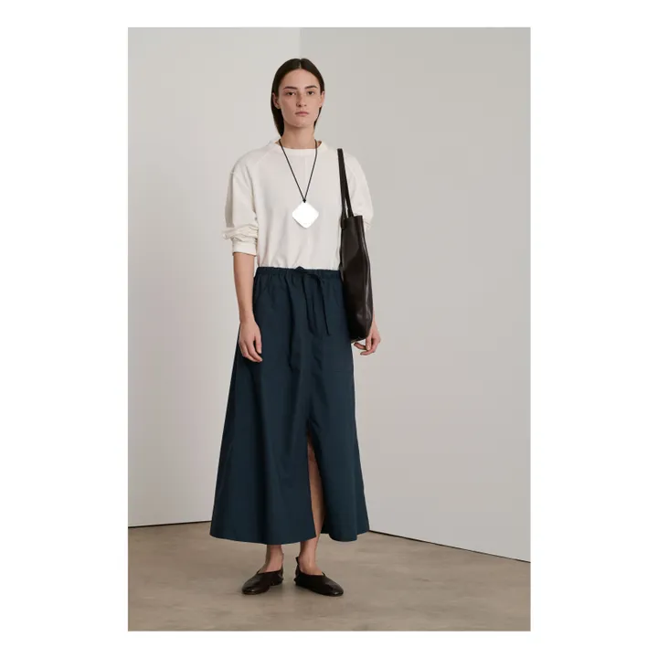 Jupe Agadir Coton Bio | Bleu nuit- Image produit n°3