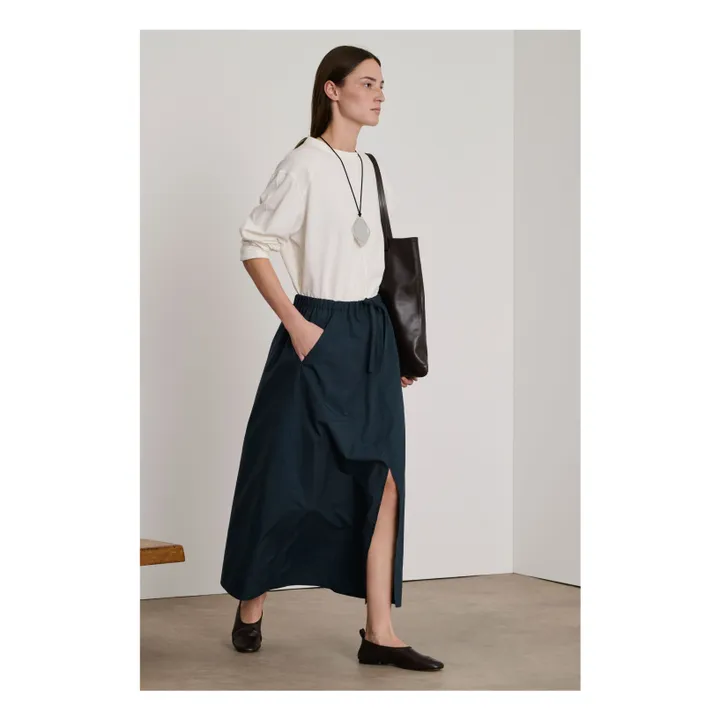 Jupe Agadir Coton Bio | Bleu nuit- Image produit n°2