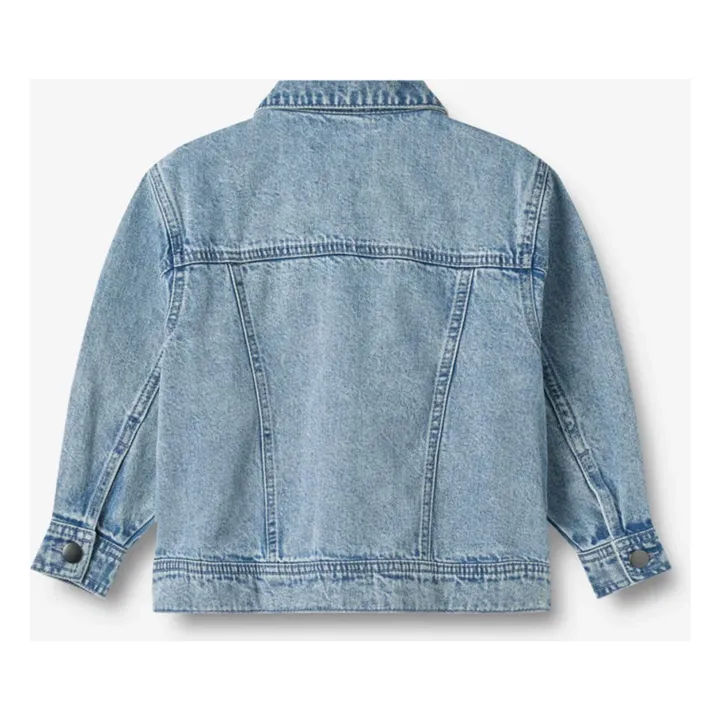 Colaboración de Wheat x Pernille Teisbæk - Chaqueta vaquera Vive Algodón orgánico | Azul- Imagen del producto n°1