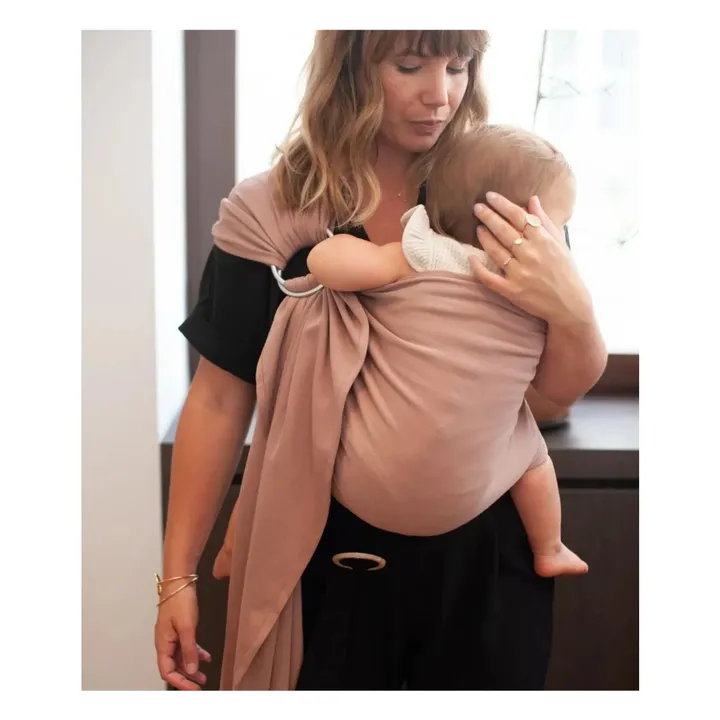 Organic Cotton Baby Sling | Terracotta- Product image n°2