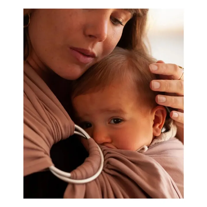 Organic Cotton Baby Sling | Terracotta- Product image n°4