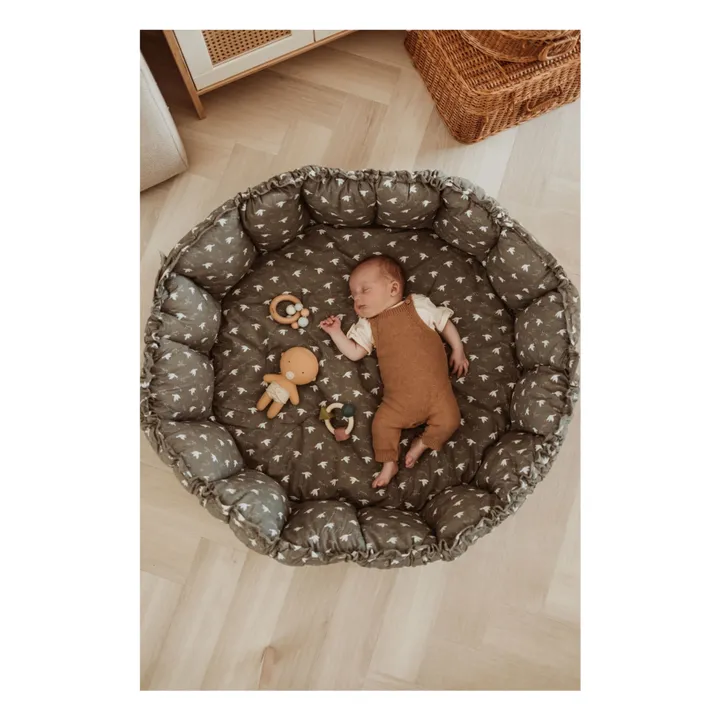 Tapis d'éveil Coco - Oiseaux | Khaki- Image produit n°1