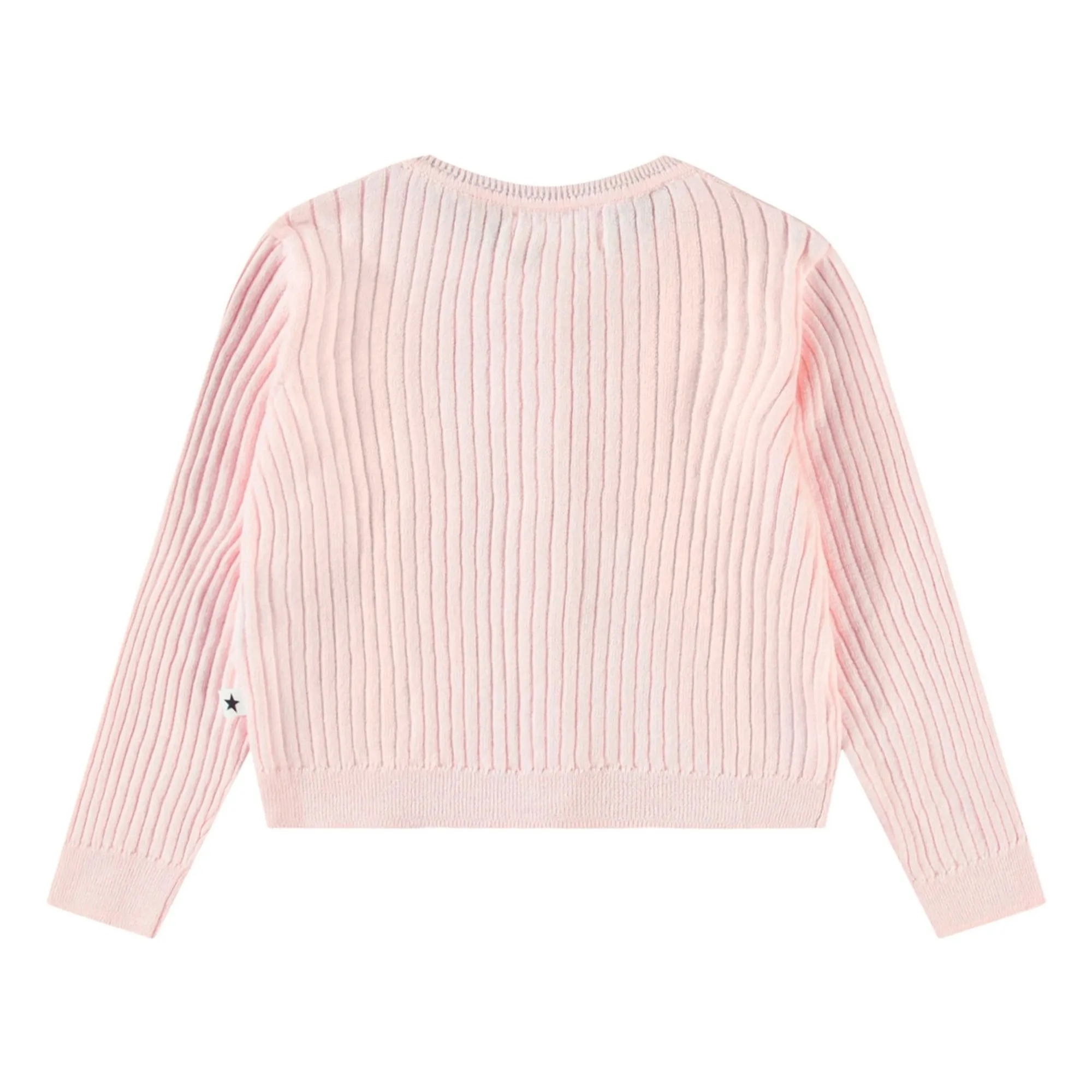 Cardigan Gabby Coton Bio | Rose poudré- Image produit n°2