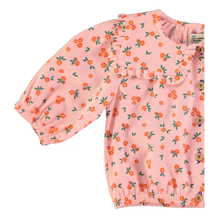 Bluse Fleuri Bio-Baumwolle | Pfirsichfarben- Produktbild Nr. 6