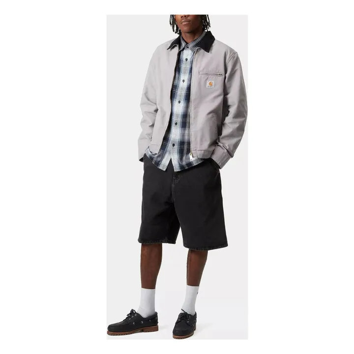 Short Rivet Coton Bio | Noir- Image produit n°4
