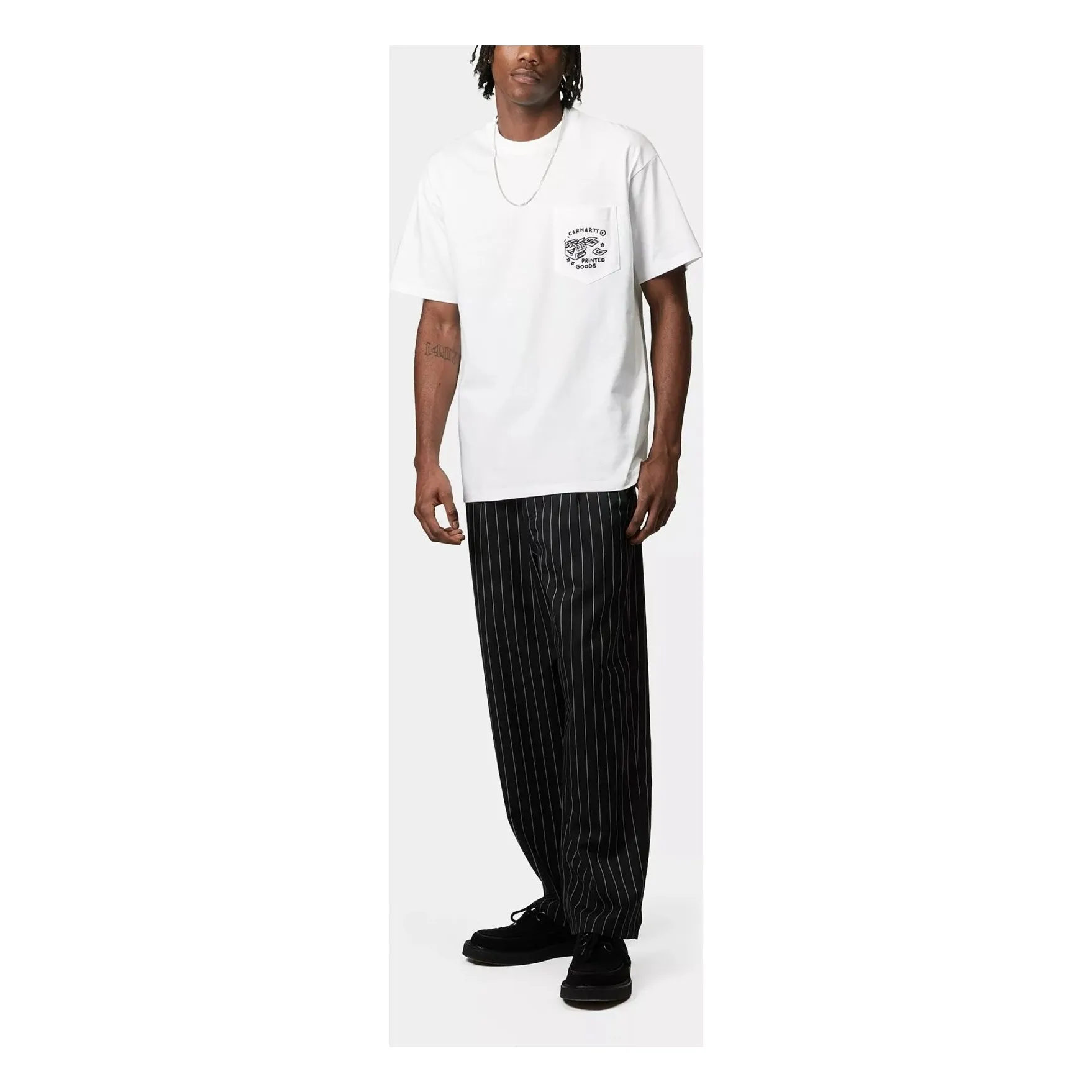 T-shirt Fragments Pocket Coton Bio | Blanc- Image produit n°2
