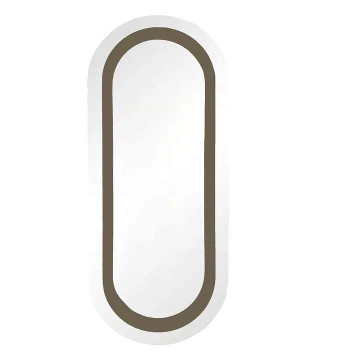 Victor lacquered wood mirror | Khaki- Product image n°0