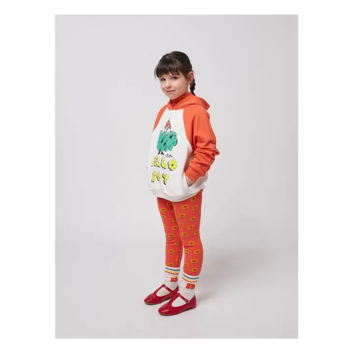 Hoodie Hello Joy Coton Bio | Rouge- Image produit n°5