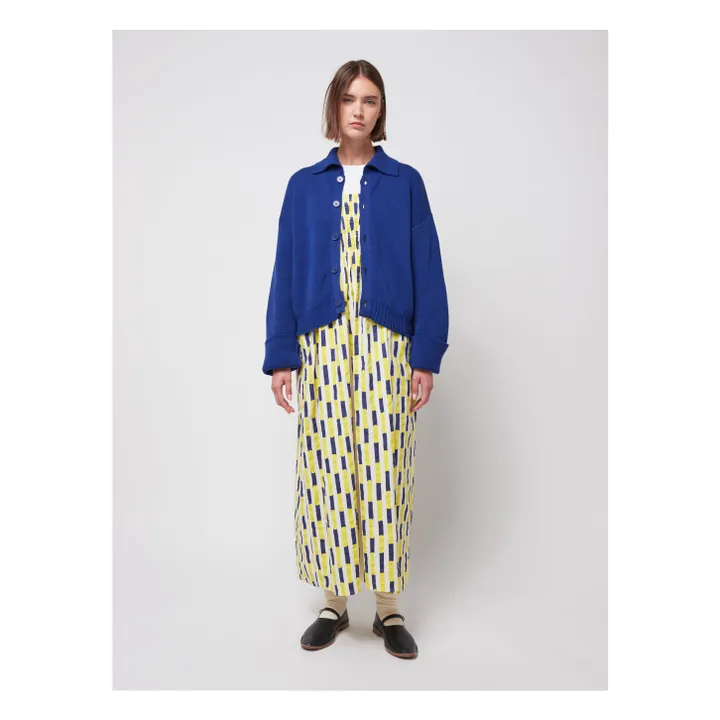 Cardigan Couple Fish Coton Bio - Collection Femme | Bleu marine- Image produit n°1