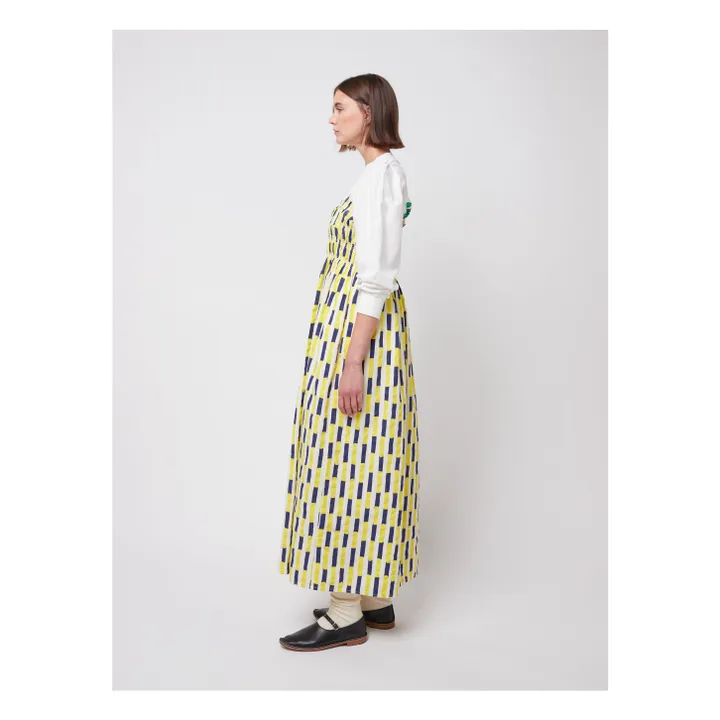 Robe Imprimée Coton Bio - Collection Femme | Jaune- Image produit n°7
