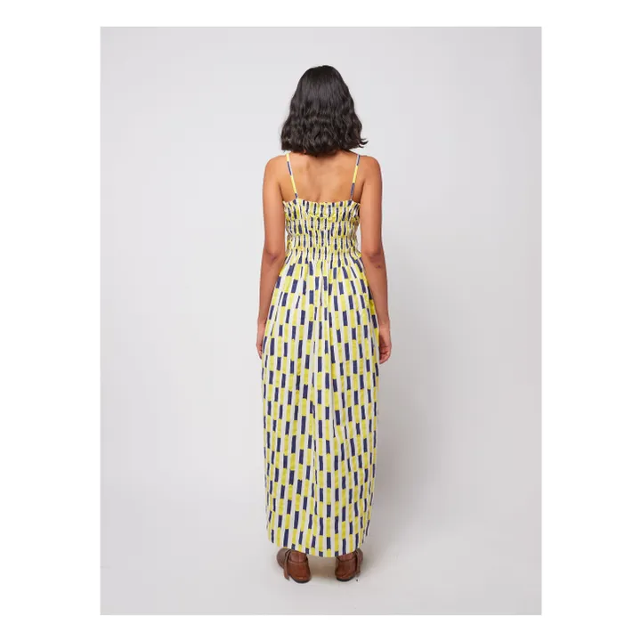 Robe Imprimée Coton Bio - Collection Femme | Jaune- Image produit n°5