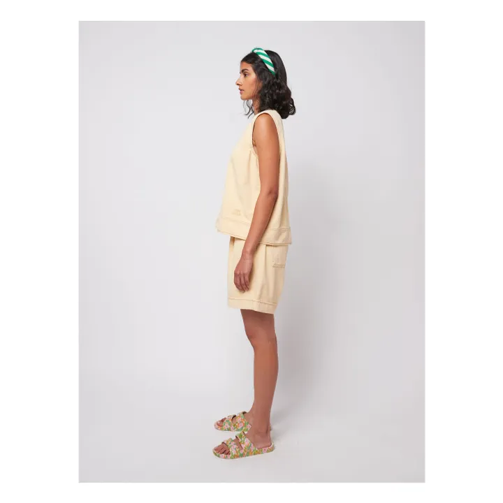 Top A Day At The Beach Coton Bio - Collection Femme | Jaune pâle- Image produit n°5