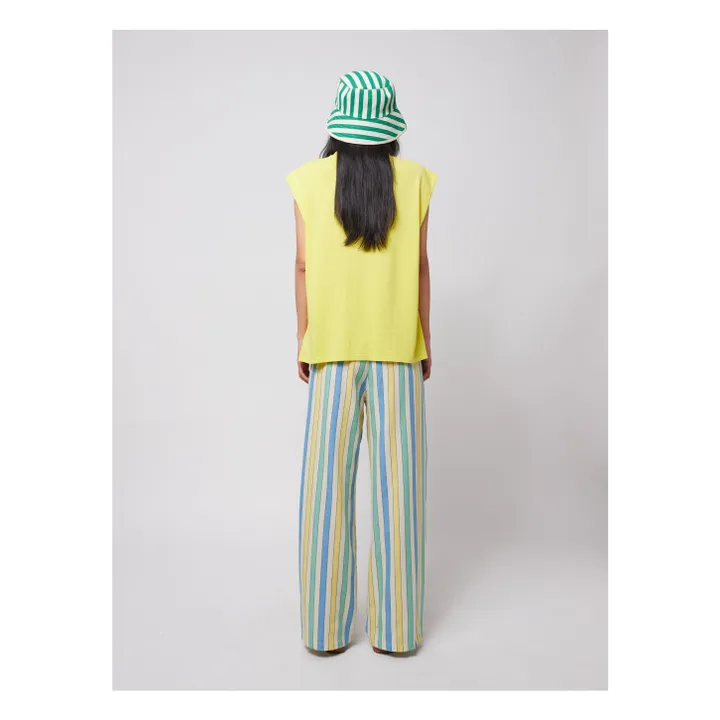 Débardeur Flower Coton Bio - Collection Femme | Jaune- Image produit n°6