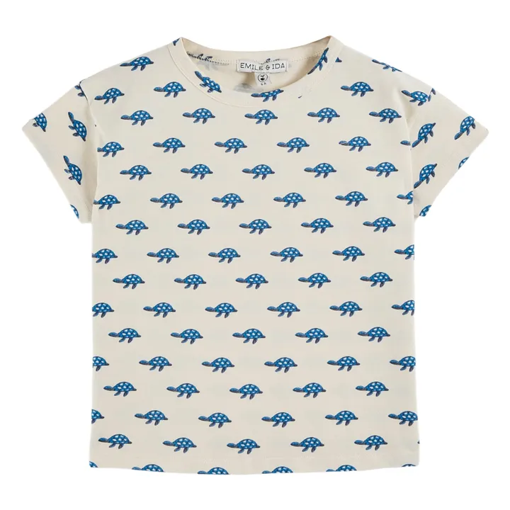 Organic Cotton Turtle T-Shirt | Ecru- Product image n°1
