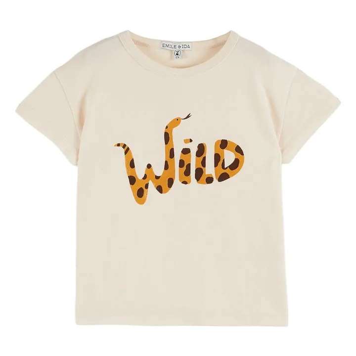 T-Shirt Wild Coton Bio | Crème- Image produit n°1