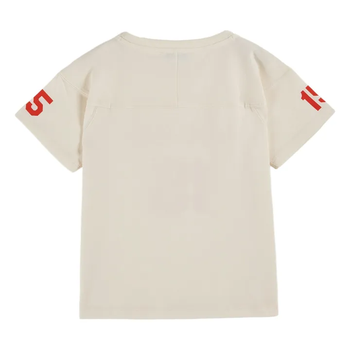 T-Shirt Numéro Coton Bio | Ecru- Image produit n°1