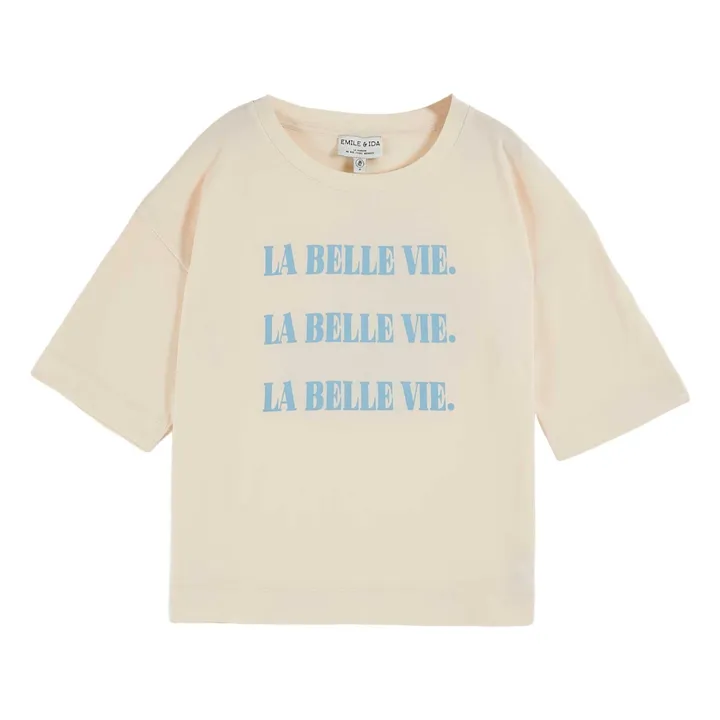 T-shirt Belle Coton Bio | Crème- Image produit n°0