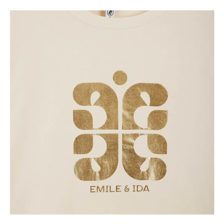 Boris Organic Cotton T-shirt | Cream- Product image n°3