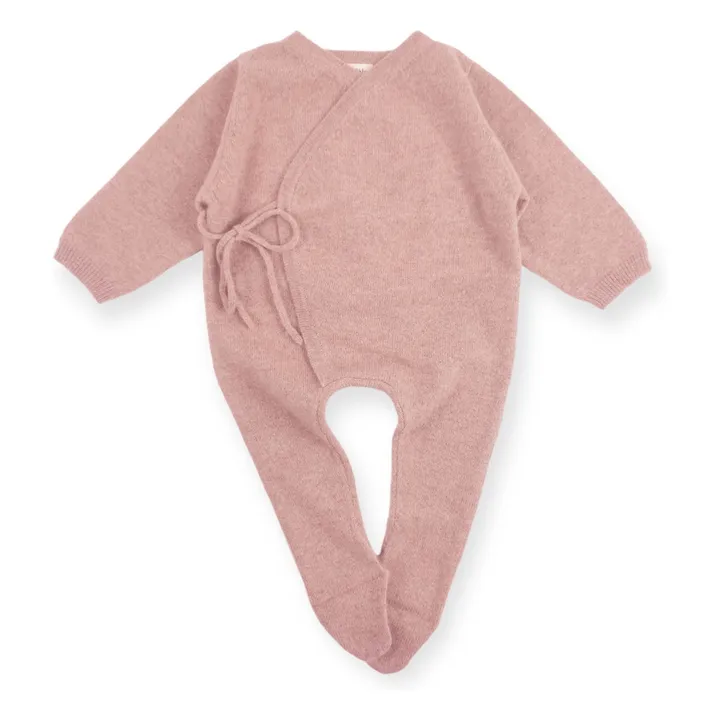 Babygrow Einteiler Bio-Kaschmir | Rosa- Produktbild Nr. 0