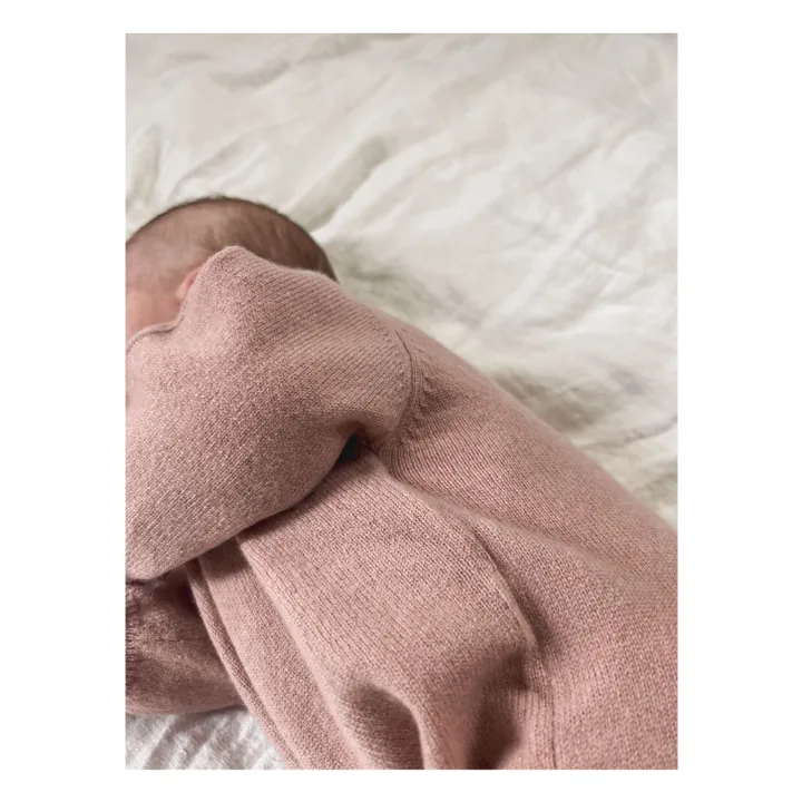 Babygrow Einteiler Bio-Kaschmir | Rosa- Produktbild Nr. 1