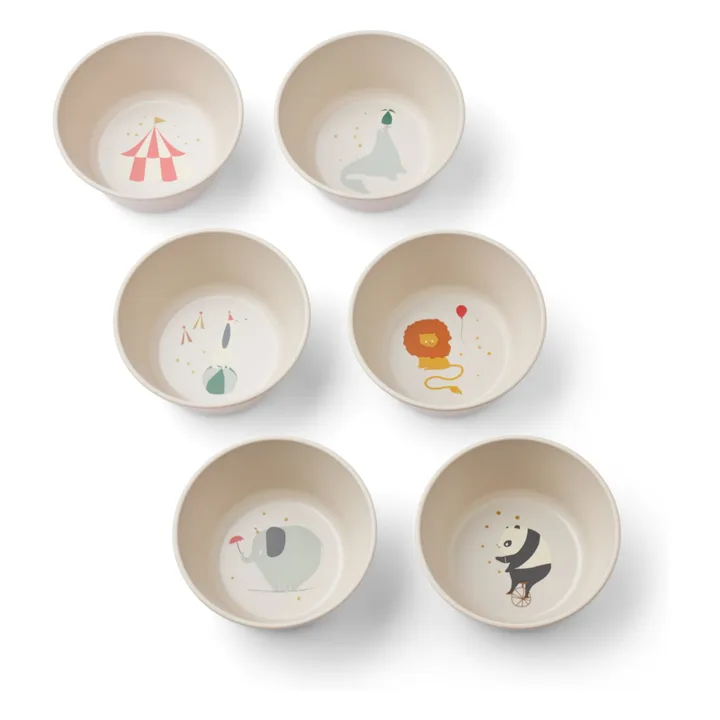 Cees bowls - Set of 6 | Circus/Sandy- Product image n°0