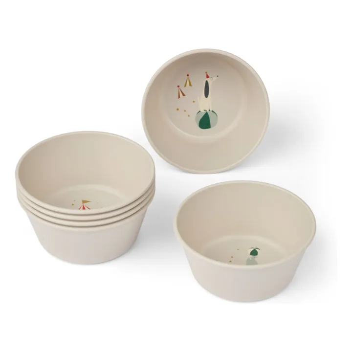 Cees bowls - Set of 6 | Circus/Sandy- Product image n°2