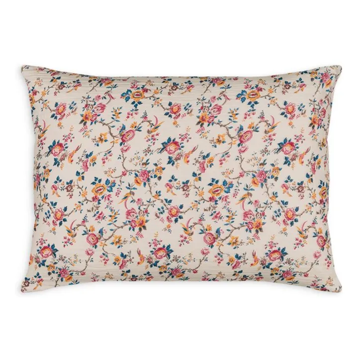 Taie d'oreiller Valerie en coton bio | Crème- Image produit n°3