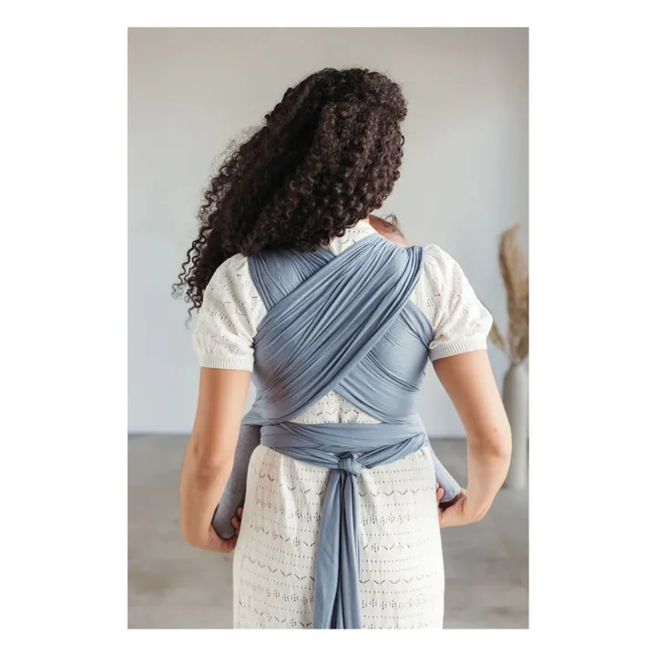 Echarpe de portage en modal | Bleu- Image produit n°3