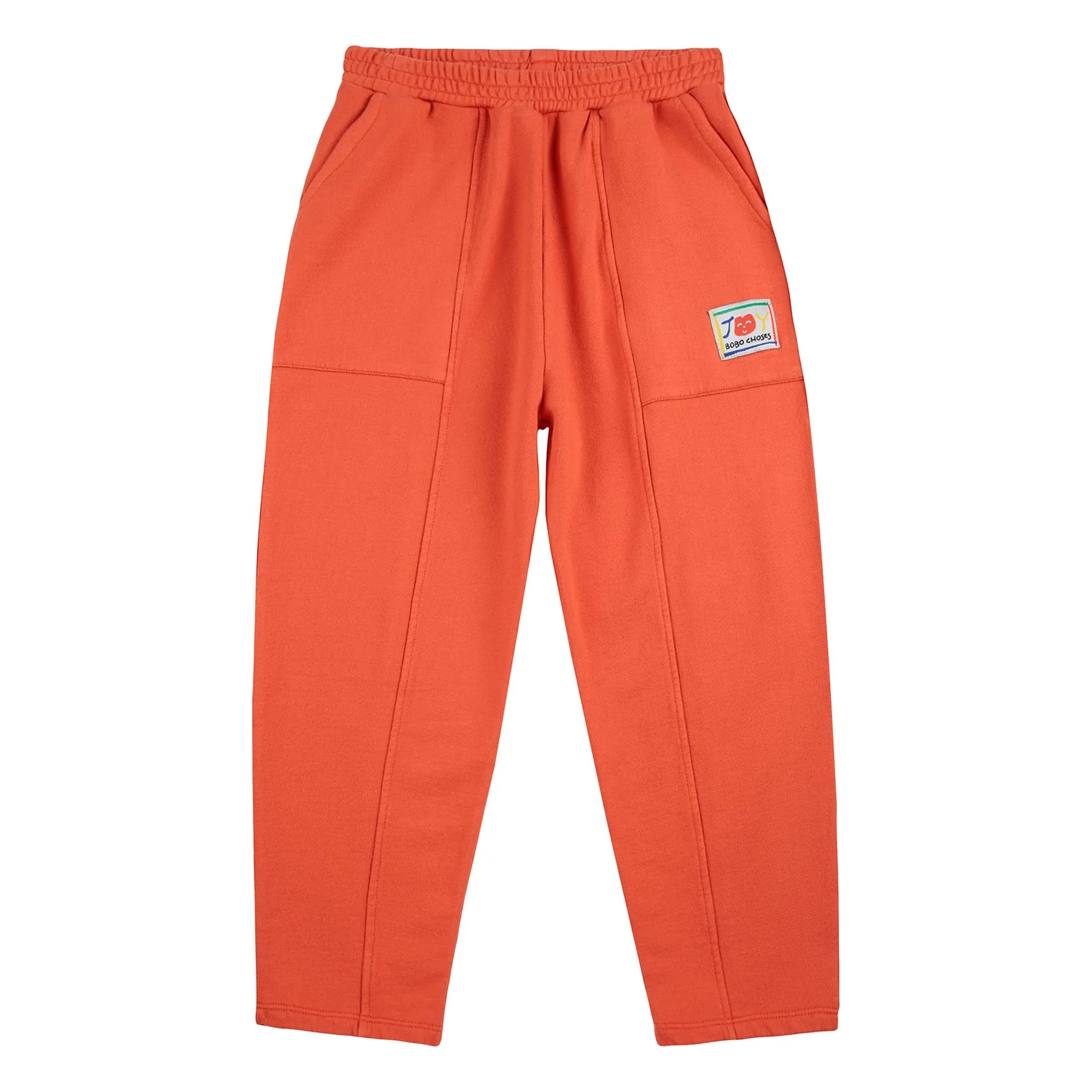 Organic cotton joggers | Red- Product image n°0
