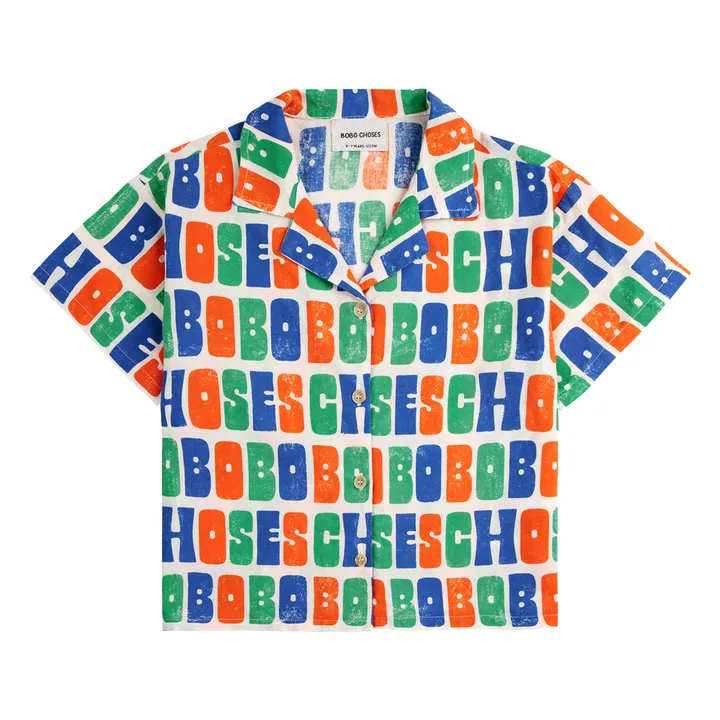 Chemise Choses Coton Bio | Blanc- Image produit n°0