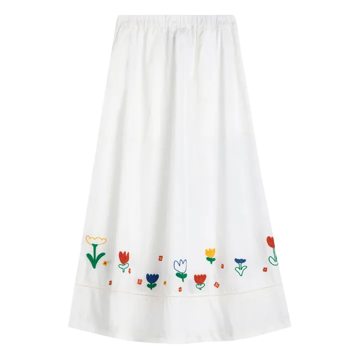 Jupe Garden Party Coton Bio - Collection Femme | Blanc- Image produit n°0