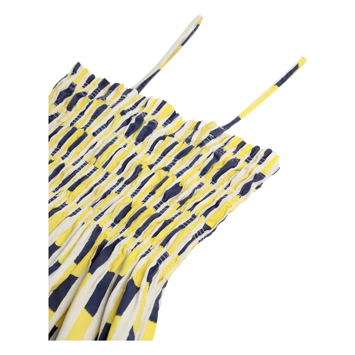 Robe Imprimée Coton Bio - Collection Femme | Jaune- Image produit n°4