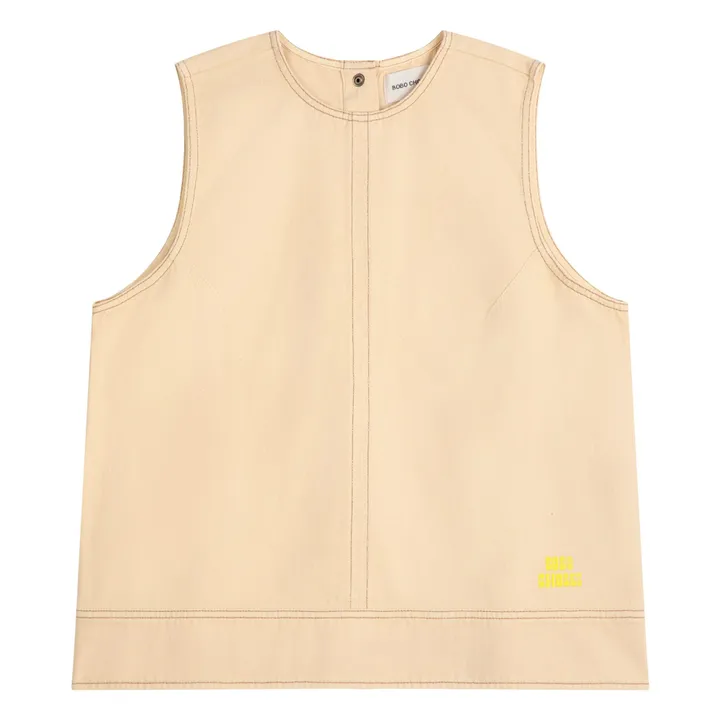 Top A Day At The Beach Coton Bio - Collection Femme | Jaune pâle- Image produit n°0