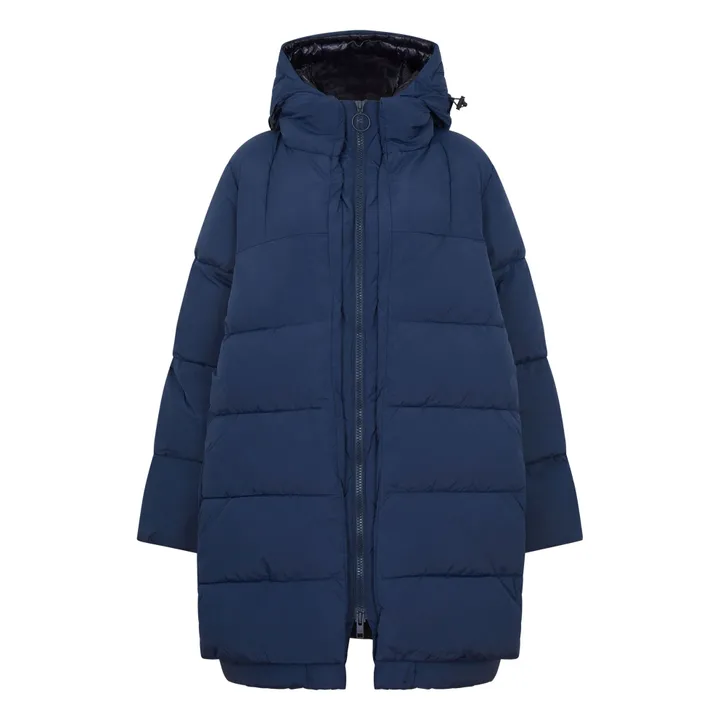 Doudoune Capuche Fargo Fibres Recyclées | Bleu marine- Image produit n°0