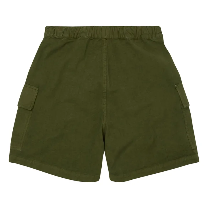 Pantalones cortos cargo de algodón orgánico | Khaki- Imagen del producto n°3