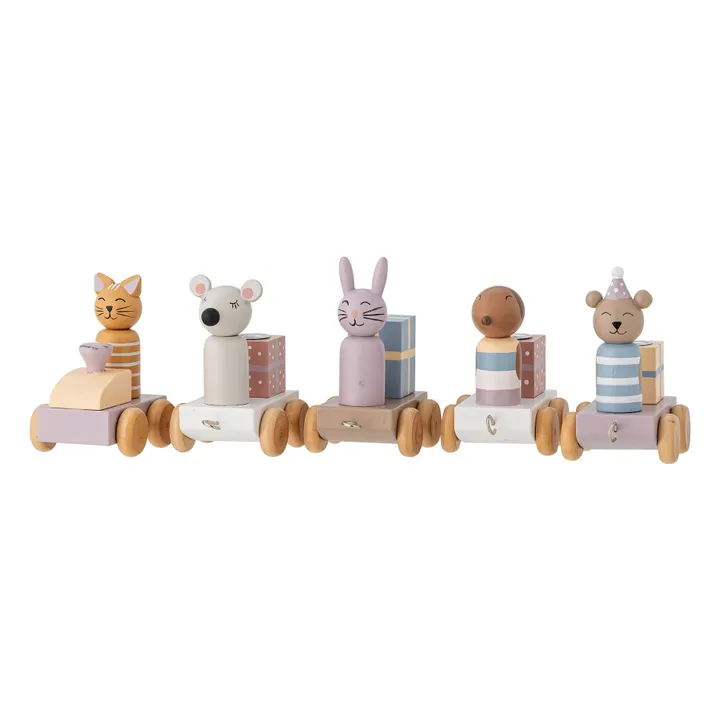 Train d'anniversaire Junaid | Rose- Image produit n°7