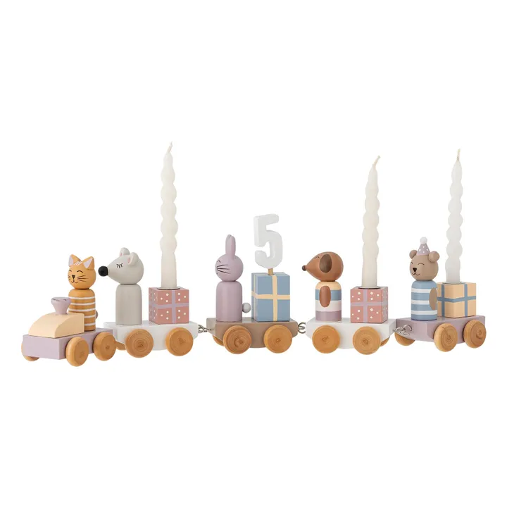 Train d'anniversaire Junaid | Rose- Image produit n°3