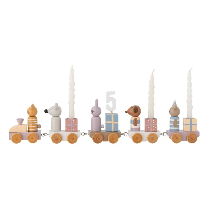 Train d'anniversaire Junaid | Rose- Image produit n°4