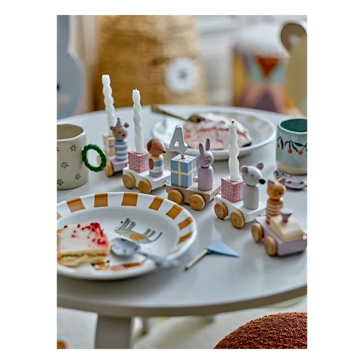 Train d'anniversaire Junaid | Rose- Image produit n°1