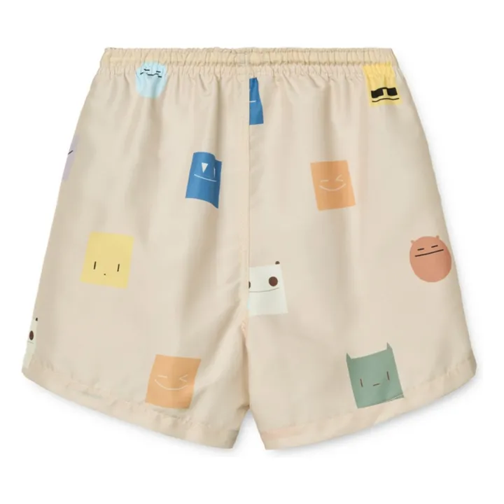Duke Badeshorts aus recycelten Fasern | Cremefarben- Produktbild Nr. 1