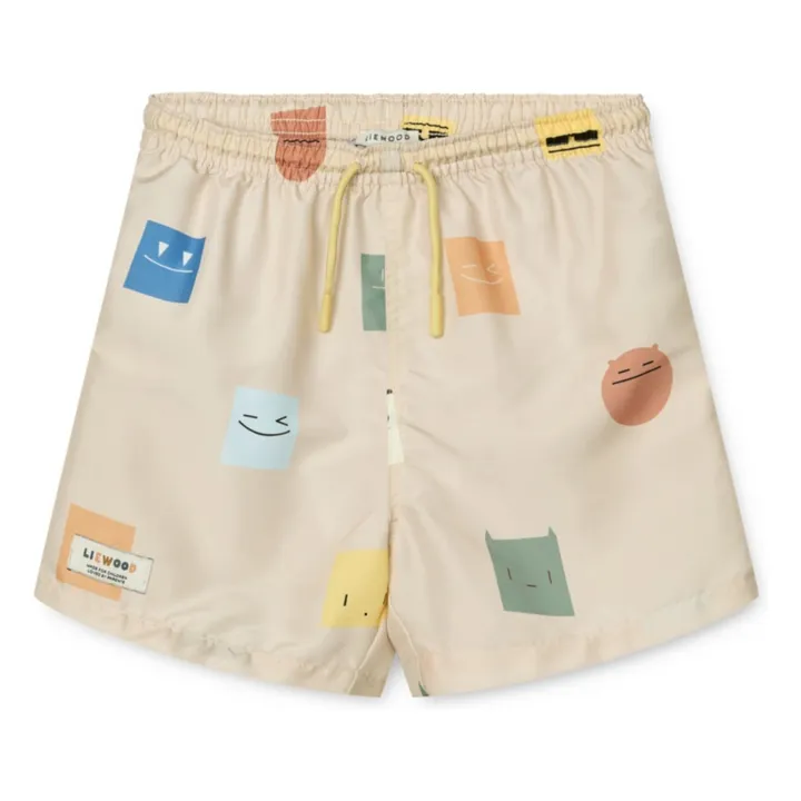 Duke Badeshorts aus recycelten Fasern | Cremefarben- Produktbild Nr. 0