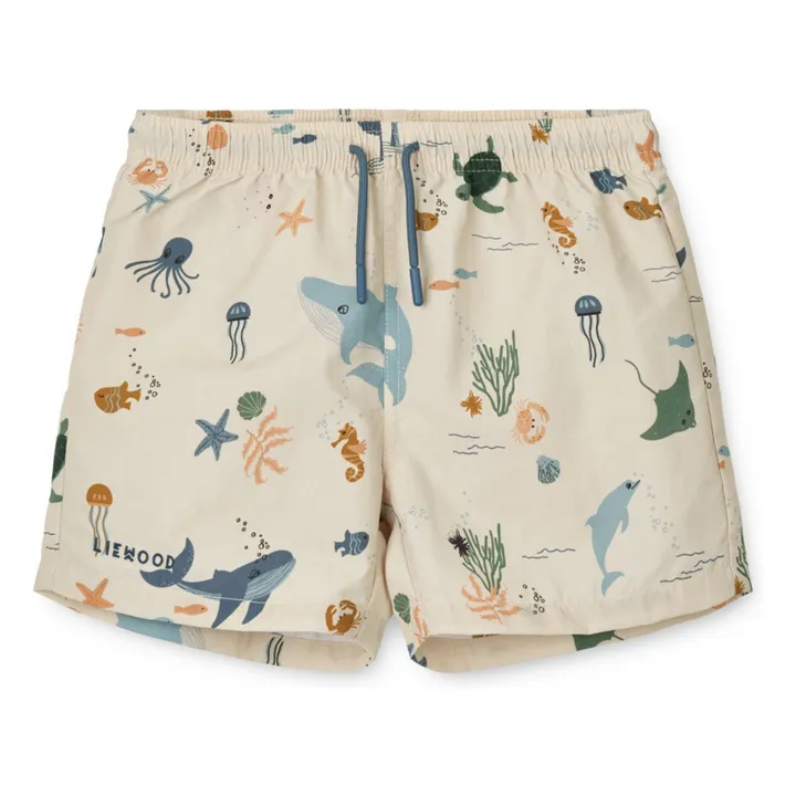 Short de Bain Aiden Fibres Recyclées | Sable- Image produit n°0