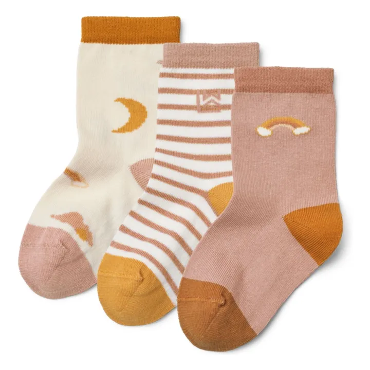 Set of 3 Dream Socks | Pink- Product image n°0