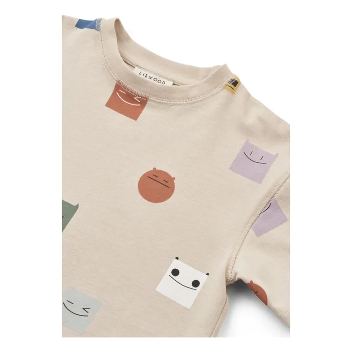Camiseta de algodón orgánico Tyler Smiley | Arena- Imagen del producto n°1